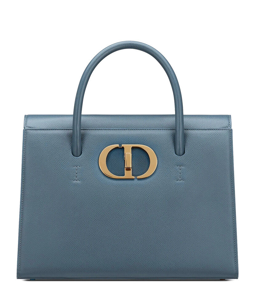 Christian Dior Large St Honore Tote Blue